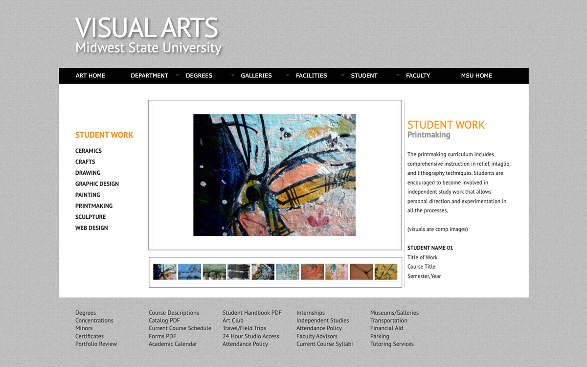 msu website chair welcome page
