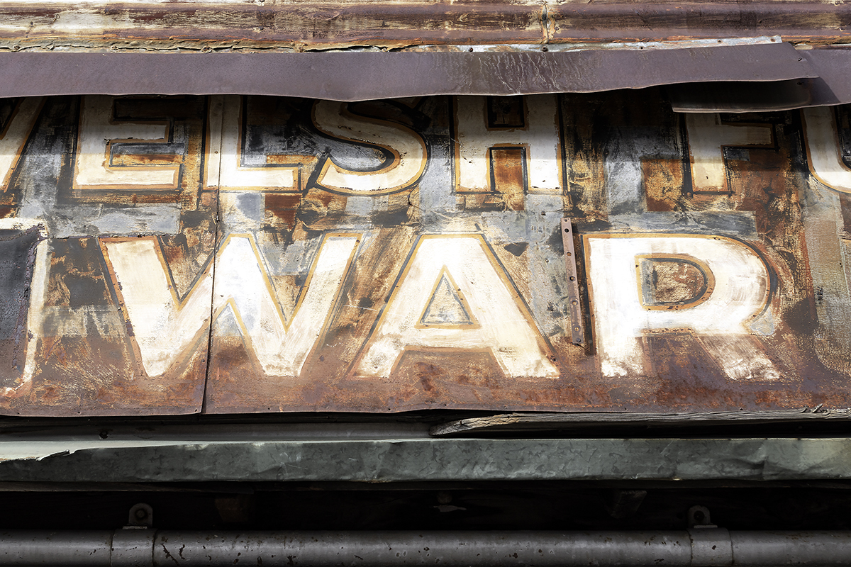 warehouse sign, Casper, Wyoming