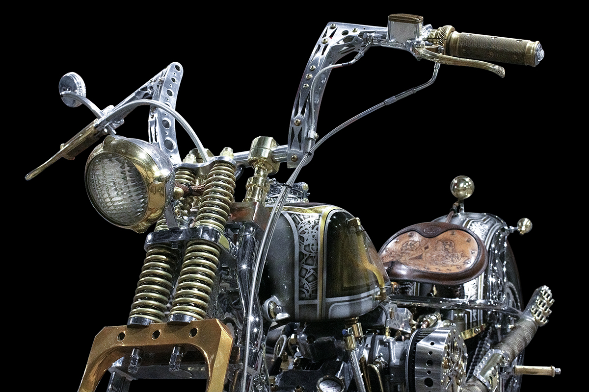 Glory Daze motorcycle show bike