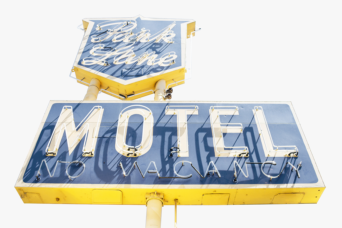 Park Lane Motel sign, Spokane, Washington
