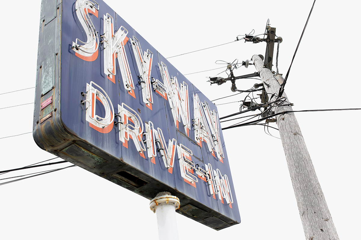 Sky-Way Drive-In sign, Fairlawn, Ohio