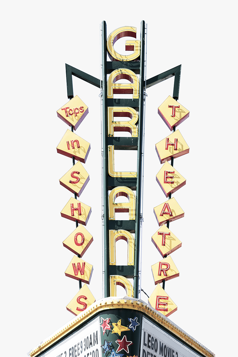 Garland Theatre sign, Spokane, Washington
