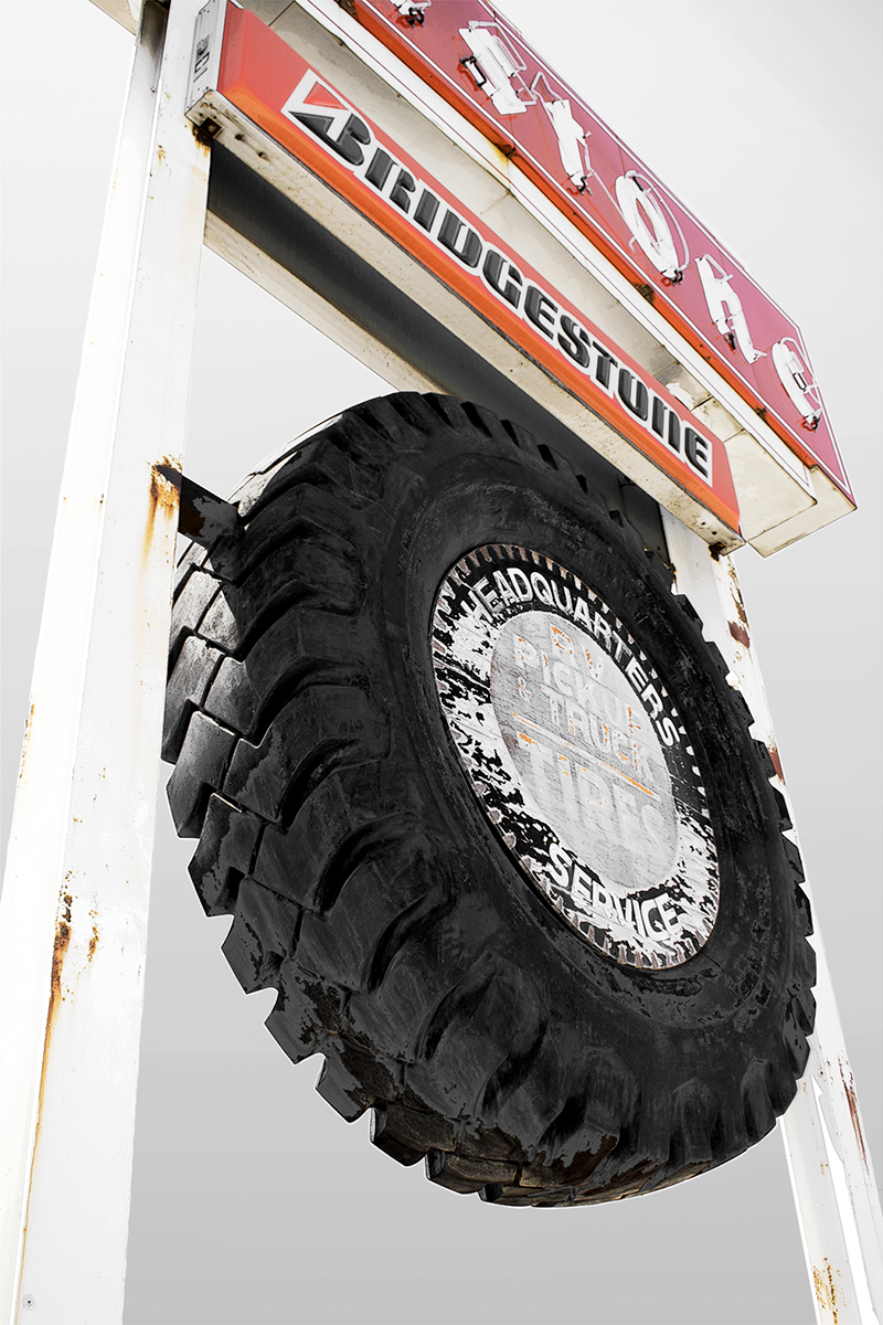 Firestone sign, Spokane, Washington