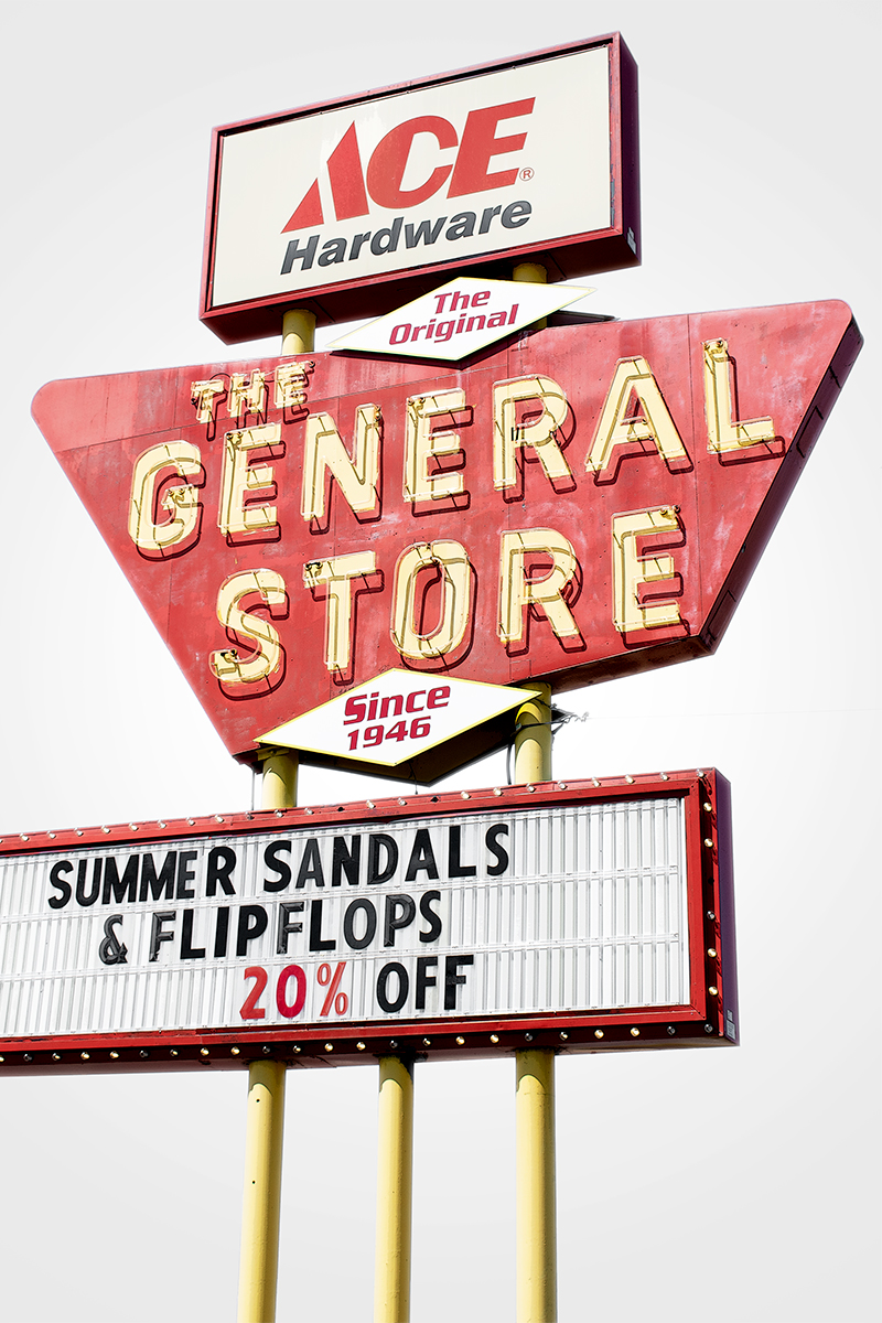 General Store sign, Spokane, Washington