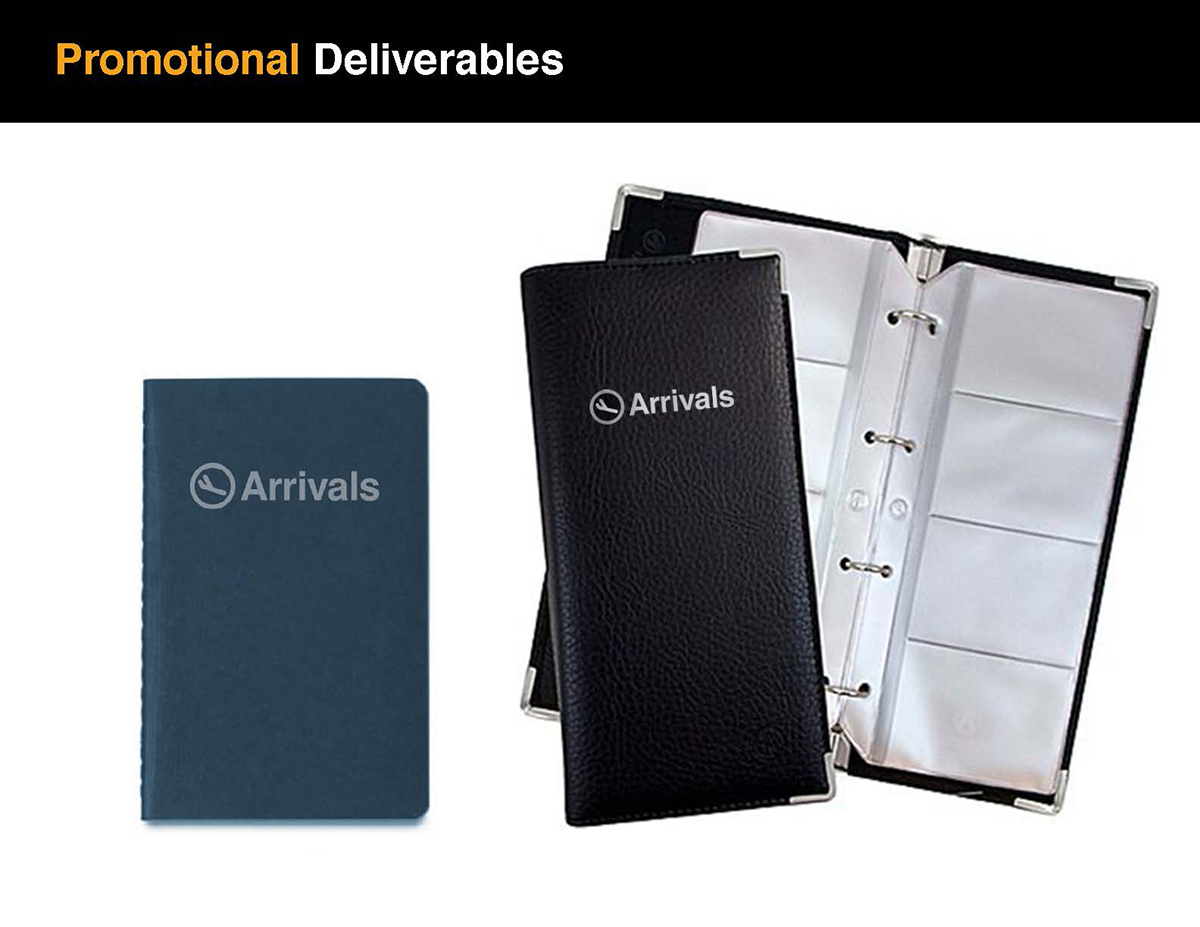 Arrivals promotional deliverables